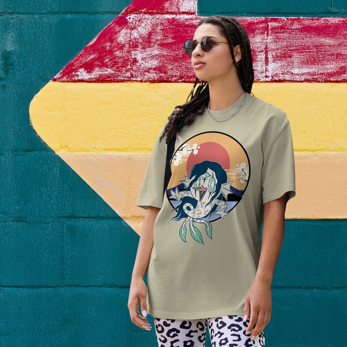 Oversized Street Style Faded Unisex t-shirt