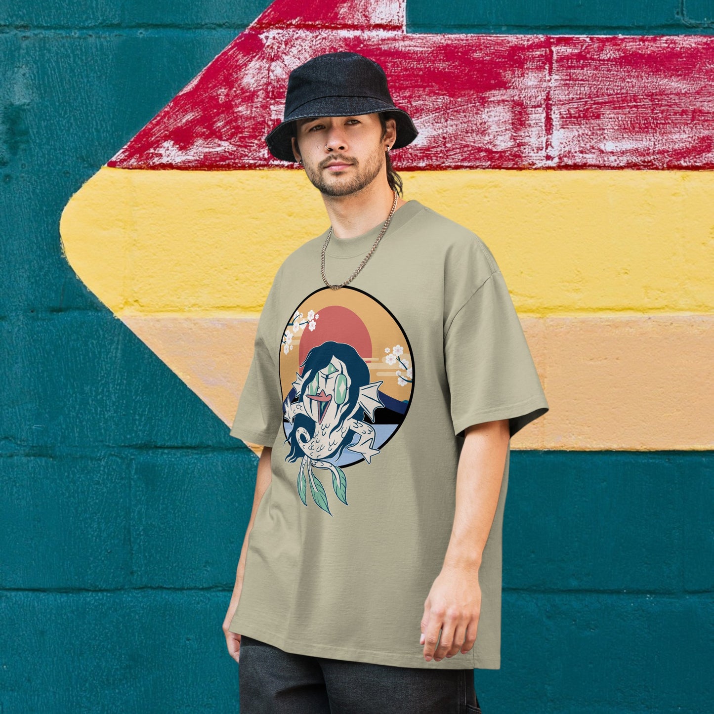 Oversized Street Style Faded Unisex t-shirt