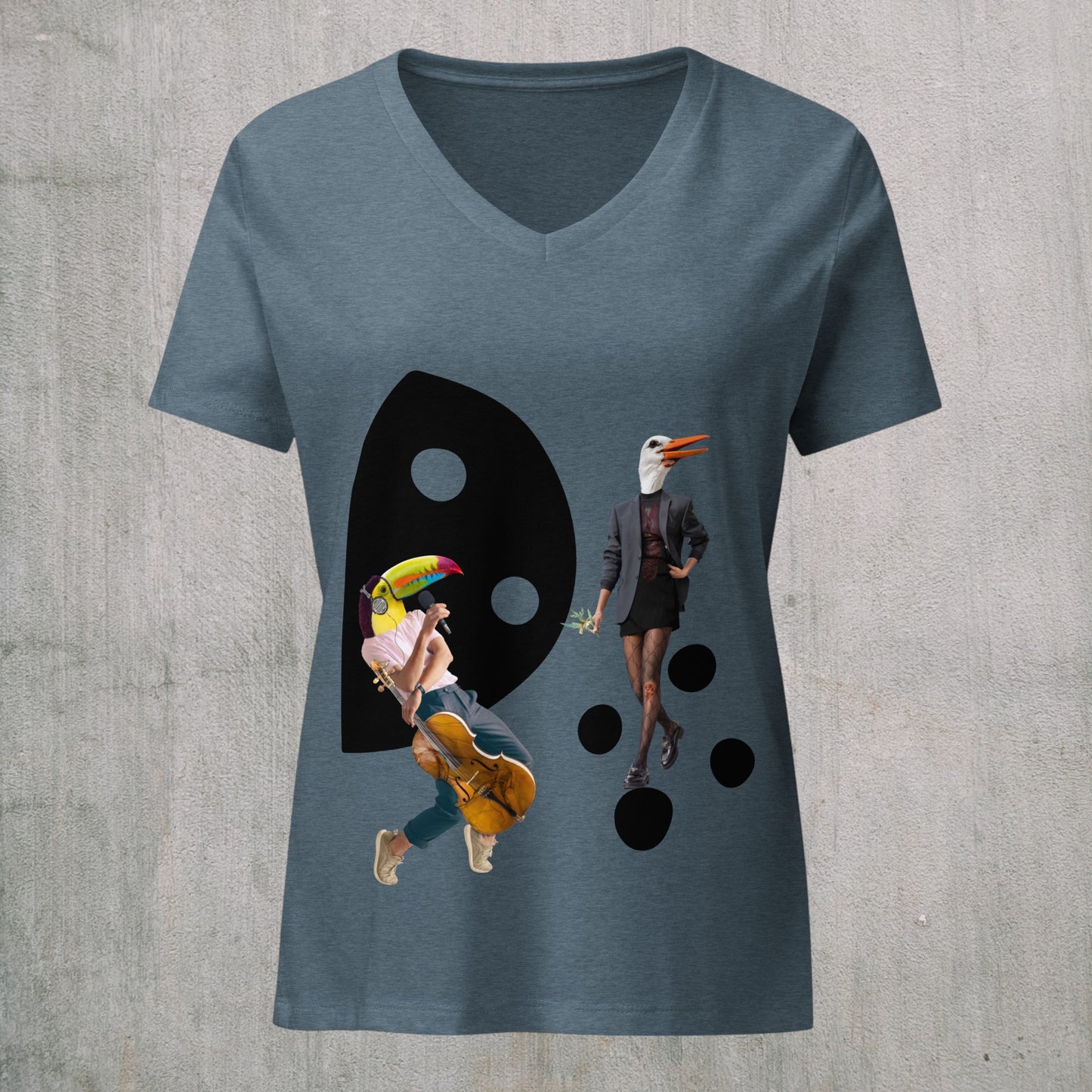 Lovebirds' Jam V-neck